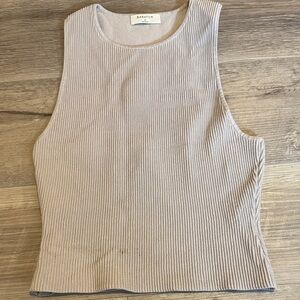 Babaton Ribbed Tank Top - Grey/Lilac